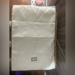 Authentic GUCCI Logo Satin Dust Storage Bag 12.5x19"